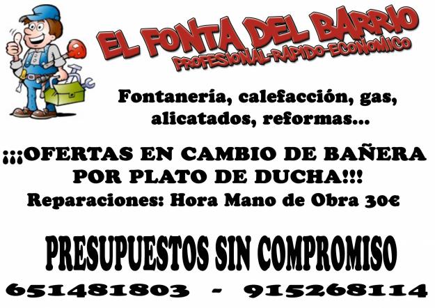 Fontanero , urgencias, reparaciones, economico