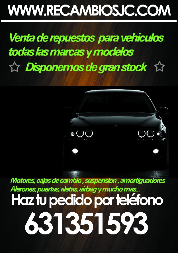 Recambios a buen precio. motores. www.recambiosjc.com