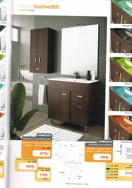 OFERTA DE MUEBLES DE BAÑO A PRECIOS ECONOMICOS