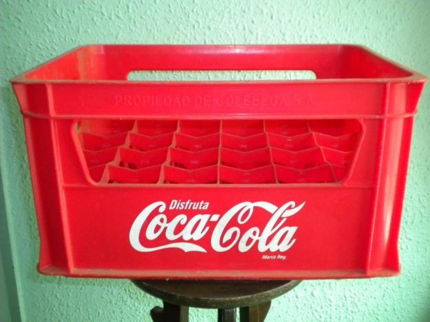 Caja de botellas Coca Cola