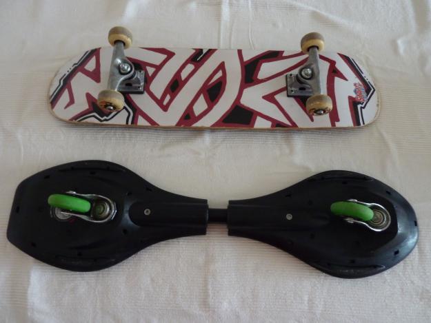 Waveboard, Skateboard y Fingerboards