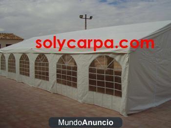 Tendas carpas de 10x3, 3x3, 8x5 etc.passadeiras e mesas desmontaveis. para venda en Portugal