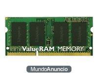 Kingston  - Memoria RAM 4 GB  PC3-10600 DDR3 (SO-DIMM, 204-pin, 1333 MHz)