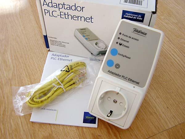 Adaptador PCL Ethernet de Telefonica Red Eléctrica permite unir dos elementos