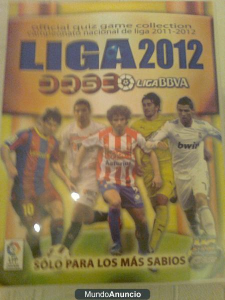 Fichas de la Liga 2011-2012 Mundicromo Sport