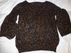 Blusa estampada de leopardo. Nueva. Talla S. - mejor precio | unprecio.es