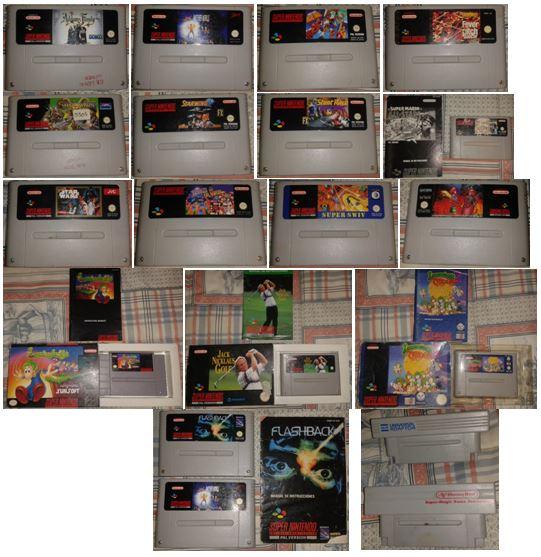 Juegos super nintendo con y sin caja 35eur unidad!!!