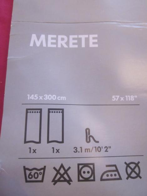 Vendo Cortinas Ikea color beige sin estrenar