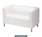 SOFA BLANCO POLIPIEL - mejor precio | unprecio.es