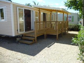 Mobilhome : 4/6 personas - piscina - vias plage  herault  languedoc-rosellon  francia