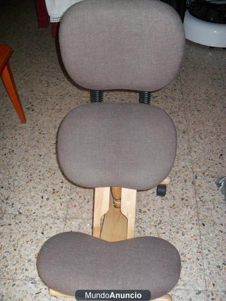 SILLA ERGONOMICA CON RESPALDO