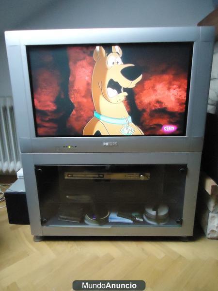 TELEVISOR PHILIPS 30\'\'  PANTALLA PLANA + MUEBLE