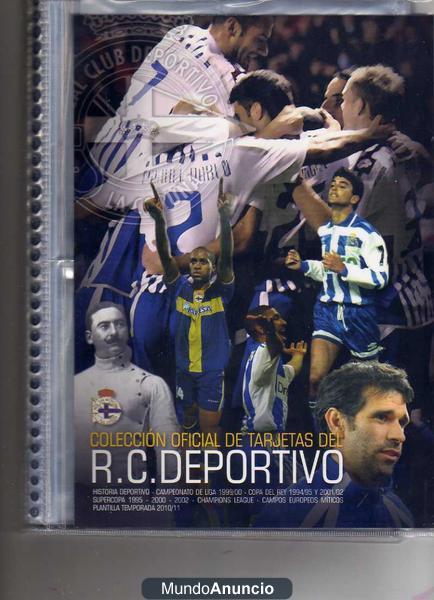 COLECCIÓN OFICIAL DE TARJETAS DEL R.C. DEPORTIVO