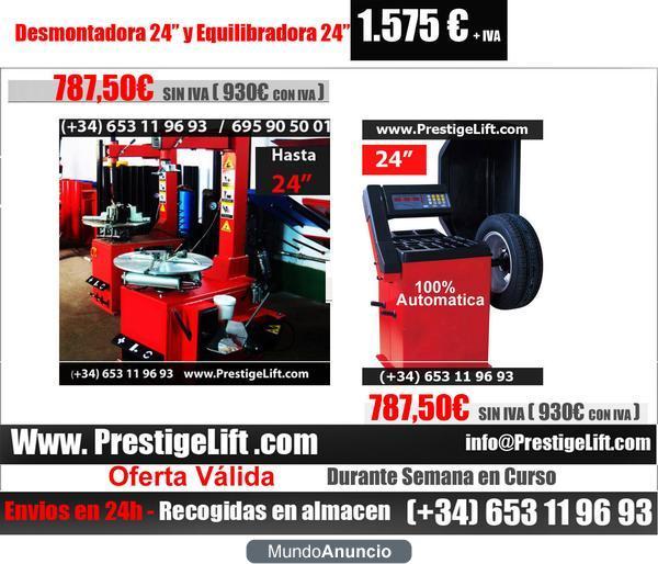 DESMONTADORA Y EQUILIBRADORA 220V 1.575€ NUEVAS