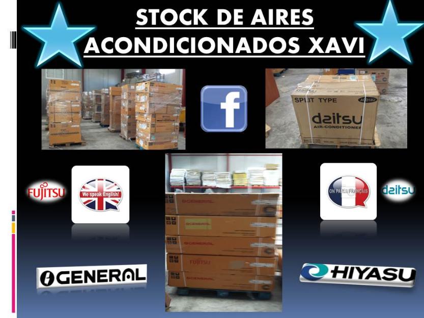 stock de aires acondicionados xavi