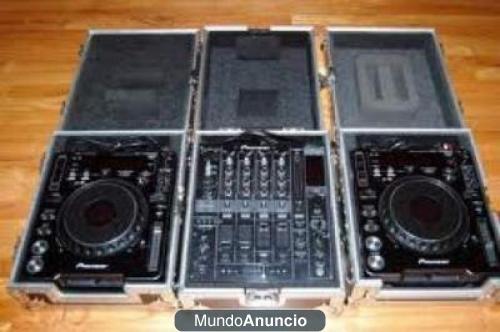 2 Pioneer cdj 1000mk3 y Djm 800