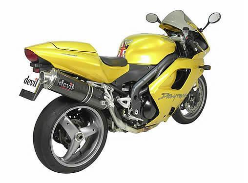 REF. 58486 ESCAPE DEVIL MAGNUM CARBONO TRIUMPH 955 DAYTONA 2006