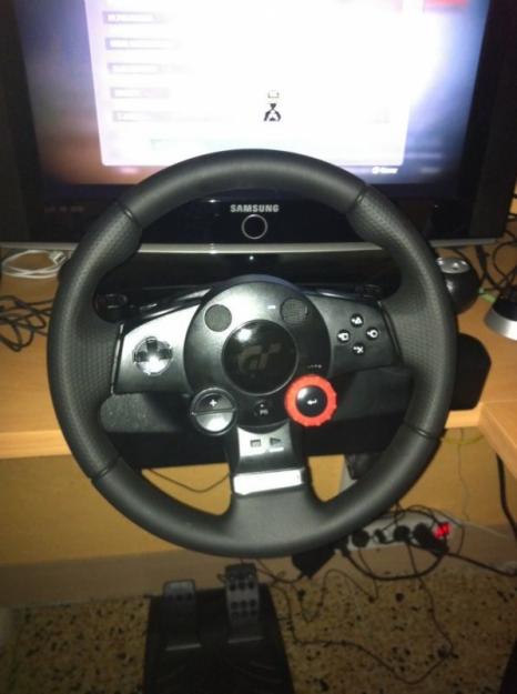 Volante Logitech driving force gt y soporte SpeedBlack Evo