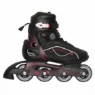 PATINES OXELO Roller FIT3 mujer negro/rosa + protecciones - mejor precio | unprecio.es