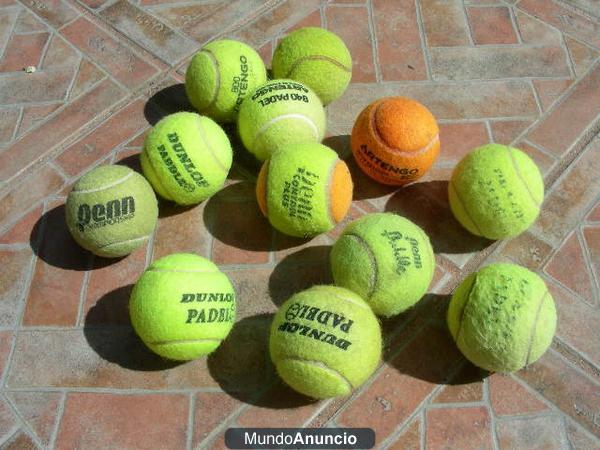 PELOTAS DE PADEL EN BUEN USO