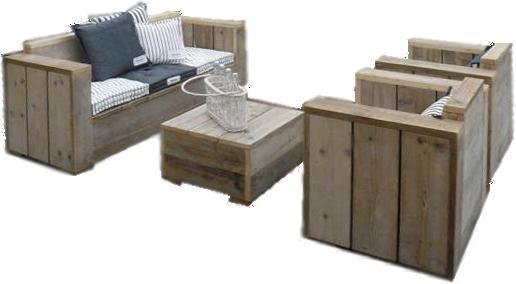 muebles de jardin de madera holandesa (economico)