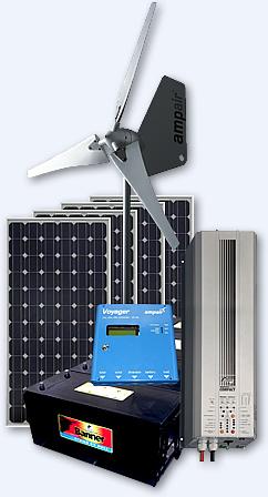 Kit Hybrid, fotovoltaica y molino 3500 w(energia renovable)