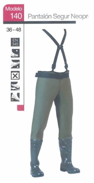 Pantalon neopreno puntera y plantilla Planas