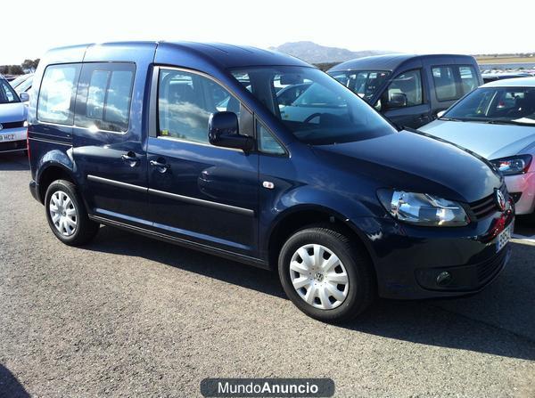 Volkswagen Caddy Trendline 5 plazas, 1.6 TDI 105 CV,  abril 2011, desde 7.000 km, klima, e/e, c/c-mando, espejos electri