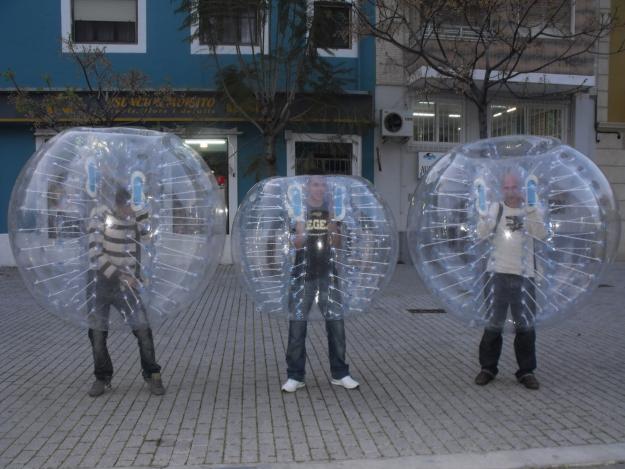 bumper ball , bolas  choconas diversion asegurada