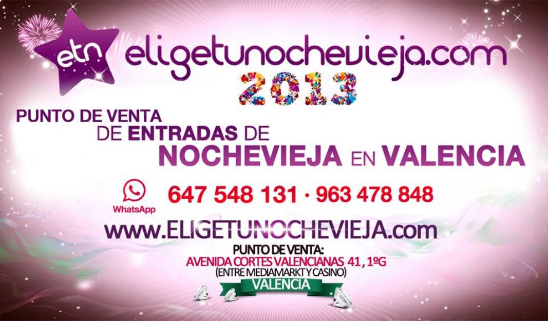 Venta de entradas nochevieja 2013