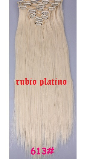 extensiones de pelo juego de 7 piezas 50cm largo