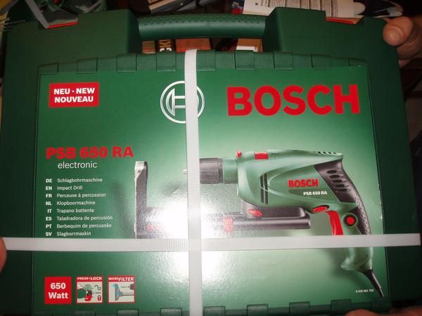 Taladro percutor BOSCH PSB 650 RA nuevo a estrenar