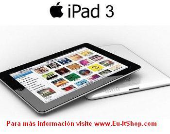 iPad3 MD329LL / A último modelo (32GB, Wi-Fi, Negro o Blanco)