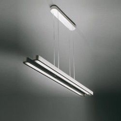 Artemide Talo sosp. catamarano (90, 120) 2x39w fluorescente lineal - dimerable: blanco - iLamparas.com