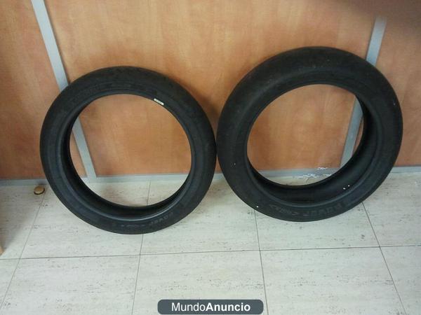 Vendo neumaticos MICHELIN POWER ONE a medio uso para moto