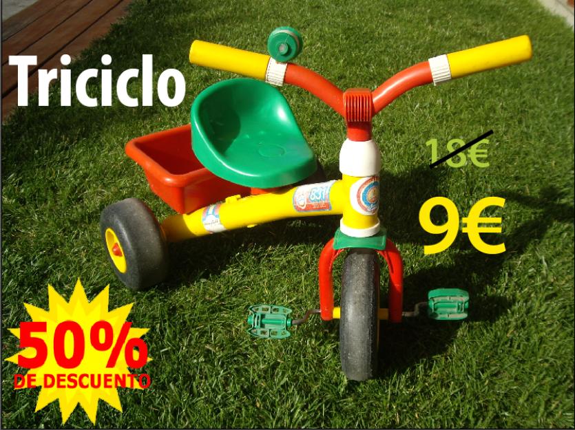 ¡Oferta! Triciclo para niño/a [50% dto]