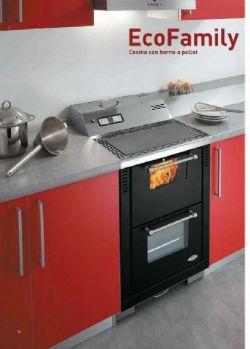 Cocina con horno a pellet EcoFamily