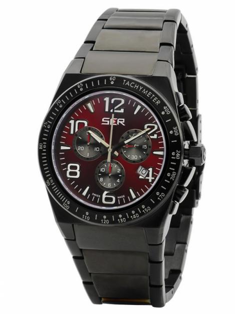 Swiss Code Red STRIKEFORCE Deep Red PVD Acero - SCR-SF-08drs