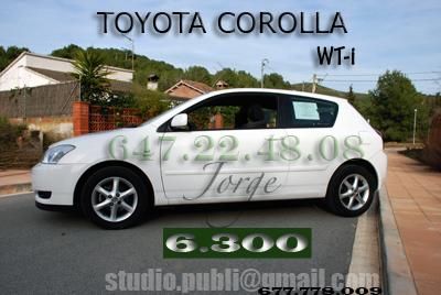 TOYOTA COROLLA WTI 1.6 16V 115CV - 647.22.48.08 ¡A TODA PRUEBA!