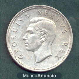 Moneda conmemorativa, Suráfrica 1952, Rey George VI., 300 años fundación Ciudad de Cabo