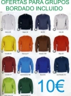 Sudaderas Roly 10€ Con Logo Bordado Incluido - mejor precio | unprecio.es