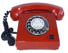 Telefono antiguo heraldo aleman en rojo, una joya - mejor precio | unprecio.es