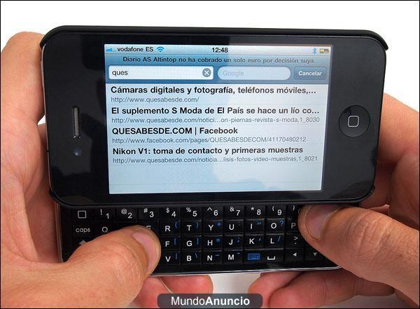 VENDO teclado QWERTY Bluetooth Para IPHONE 4 o 4-S !!!