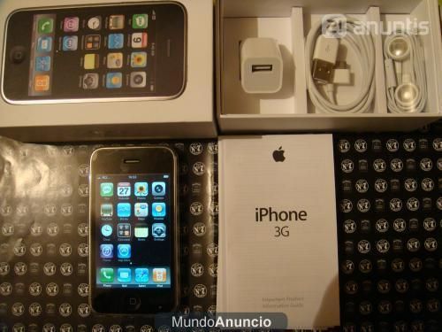 Vendo iphone 3g 8g de movistar negro