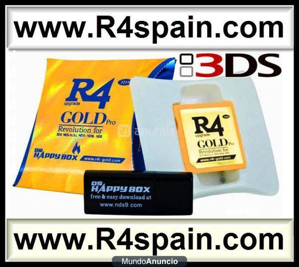 R4I GOLD 3DS PRO CARTUCHO PARA TU CONSOLA.