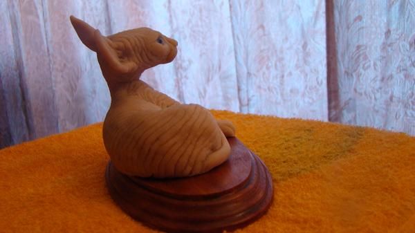 venta de escultura gato  sphynx