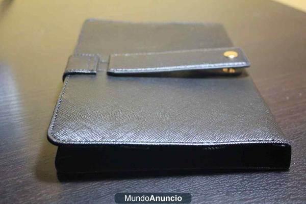 Funda de cuero alta calidad 7 pulgadas para tablet, ebook