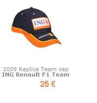 GORRA RENAULT F1 ING TEAM FORMULA 1