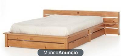 CAMA DE MATRIMONIO EN MADERA RF92362*ARTICULO EN LIQUIDACION*