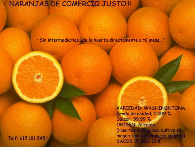 Se venden naranjas directamente de alicante